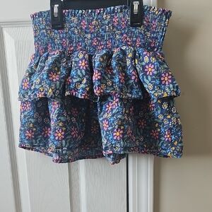 Cat & Jack Multicolor Floral Skirt